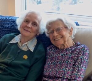 Barb Bromley and Esther Braden