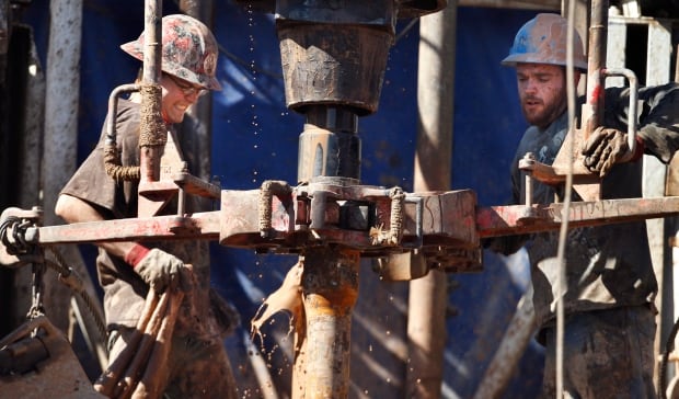 Oil workers