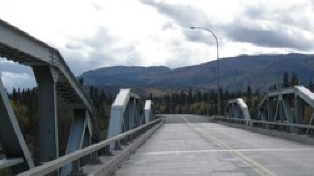 Takhini River Bridge near Whitehorse to be widened for pedestrians, cyclists; The Takhini River Bridge is closed while RCMP investigate a serious vehicle accident that happened Friday morning\. 