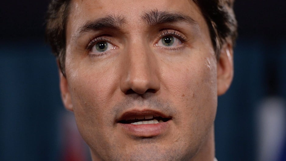 Liberal Leader Justin Trudeau says he personally believes the Supreme Court of Canada was right to strike down the ban on doctor-assisted death. Trudeau speaks during a news conference on Parliament Hill in Ottawa on Wednesday, February 18, 2015.