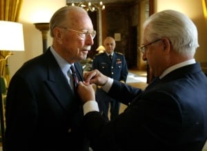 Ernest Cote receives Legion of Honour Award in 2004