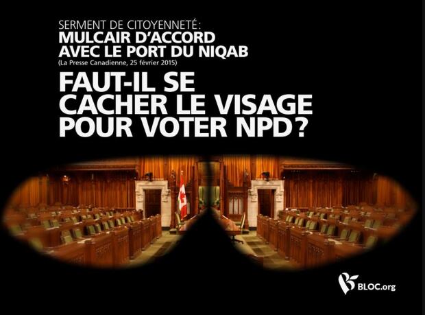 Bloc NDP niqab ad