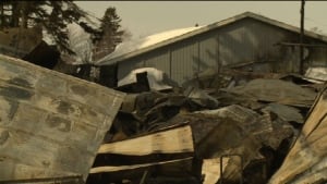 Vehicle warehouse fire
