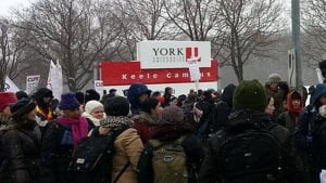 Toronto York University protest