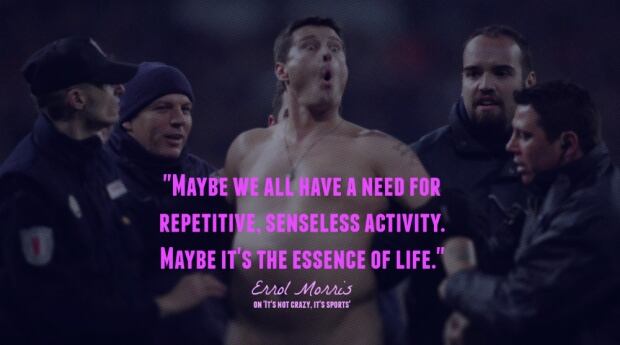 Errol Morris quote on sports