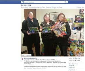 Macdonald Youth Services on Momentum Marketing Facebook page