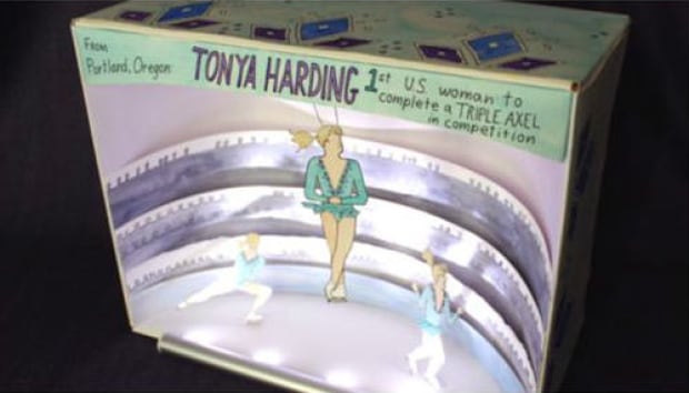 Tonya Harding and Nancy Kerrigan Museum Diorama