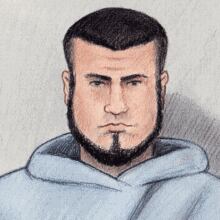 Carlos Larmond sketch Ottawa terrorism