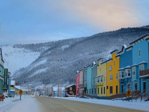 Dawson City in winter
