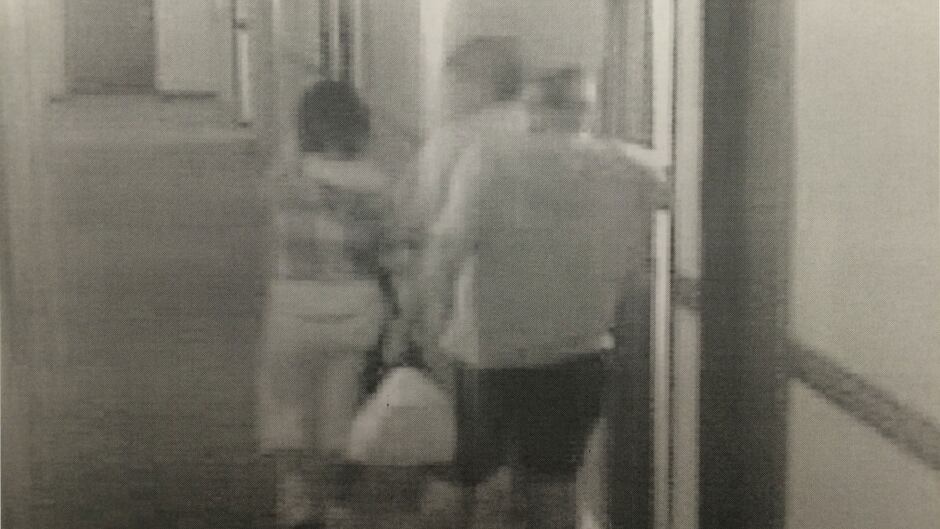 Surveillance video shows Cindy Gladue and Bradley Barton leaving Barton's hotel room. The next night, she would return to his room, where she would later be found dead.