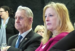 Lisa Raitt and Milton Mayor Gordon Kratz