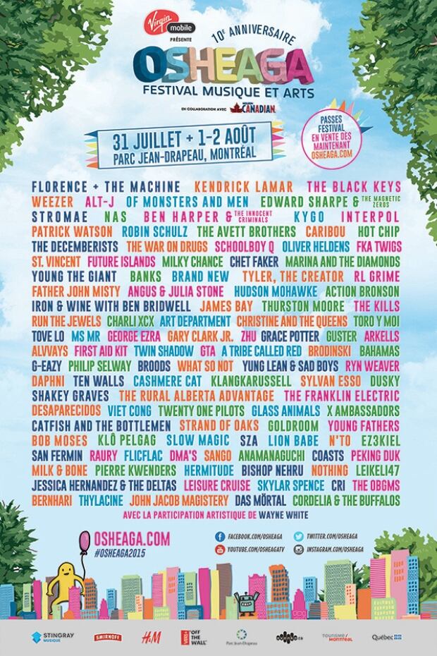 Osheaga poster