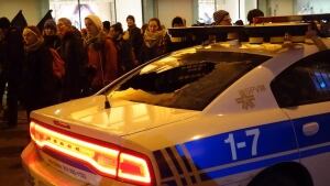 Montreal student night protest