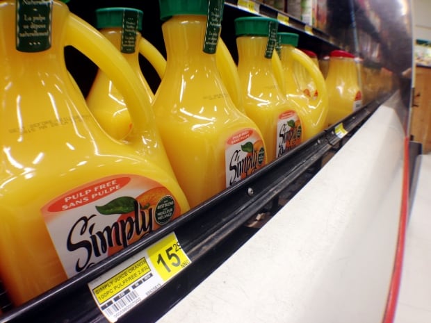 Expensive orange juice at NorthMart March 2015