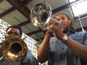 Daybreaker horn section