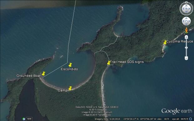 map of pirate ordeal
