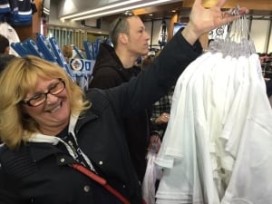 Fans buy up merchandise