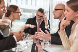 Workplace meeting anxiety stress