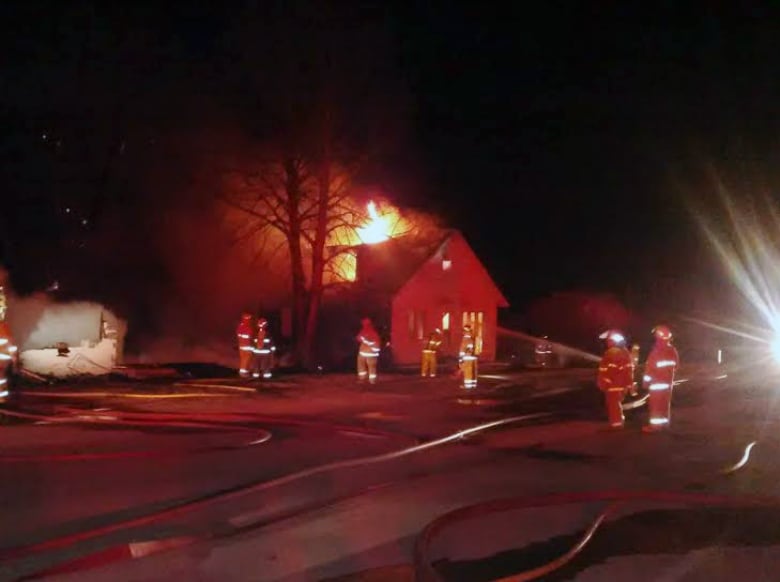 3 escape fire that burns down home, cottage in Lac du CBC News
