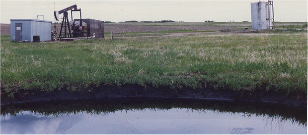 Orphan well in Alberta