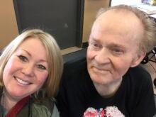Jann Arden and her dad