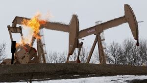 U.S. oil derrick