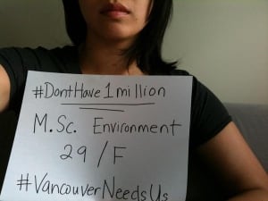 Eveline Xia sparked an online conversation about Vancouver's real estate prices