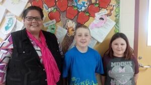 Miranda Gould, Kaleb Bugbe, Sarah Doucette