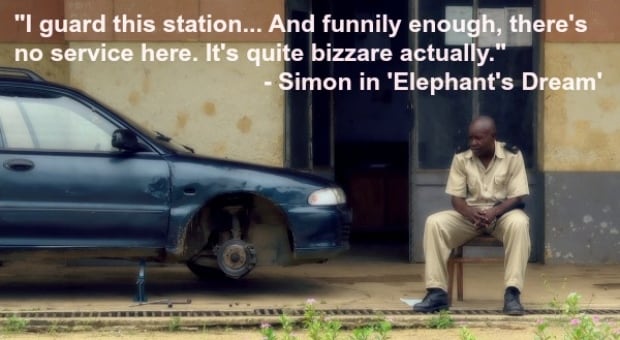 Simon Train Station 'Elephant's Dream'