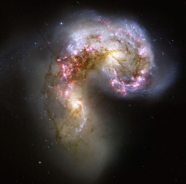 SPACE GALAXY Hubble Antennae merging galaxies Oct 17 2006
