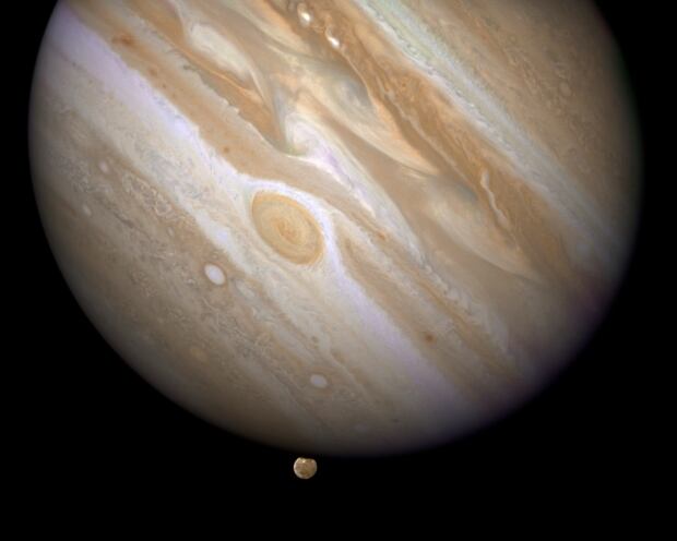 SPACE-HUBBLE April 9 2007 Jupiter moon Ganymede