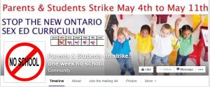 Parents & Students on strike: one week no school