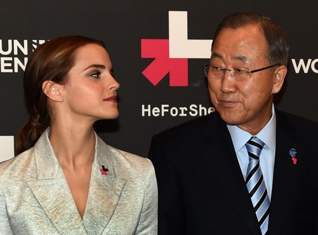 Emma Watson and Ban Ki-moon