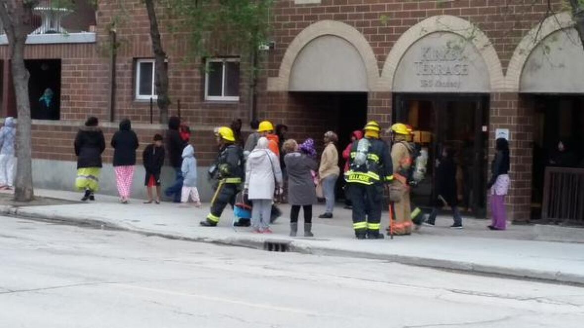 Dozens forced out after fire at apartment building on Kennedy CBC News