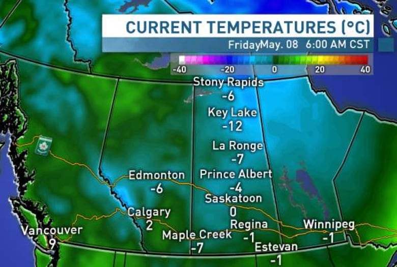 Saskatchewan weather Freezing start to the day CBC News