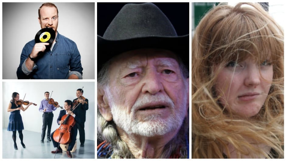 Today on q: Skratch Bastid and The Afiara Quartet perform, country icon Willie Nelson reminisces, comedian Monica Heisey confesses