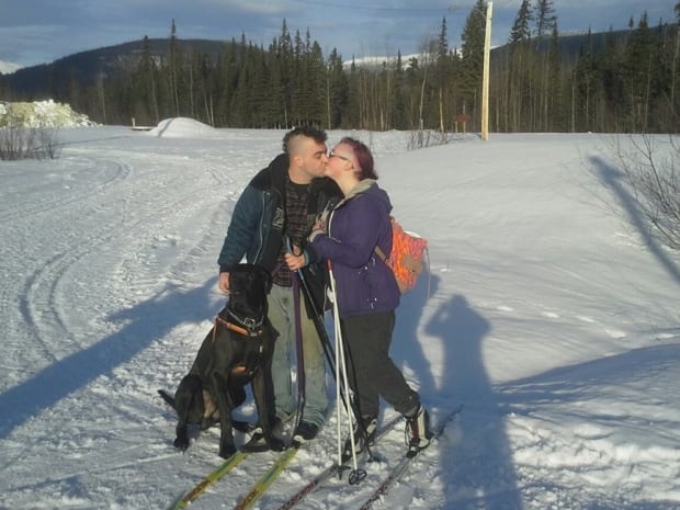 Ward O'Connor and fiancee and dog
