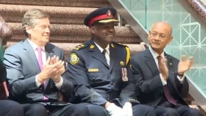 Mark Saunders, police chief sworn in