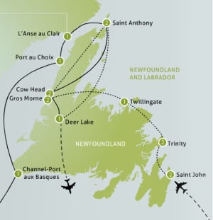Anderson Vacations map