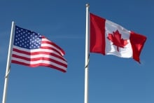 Canada US Flag
