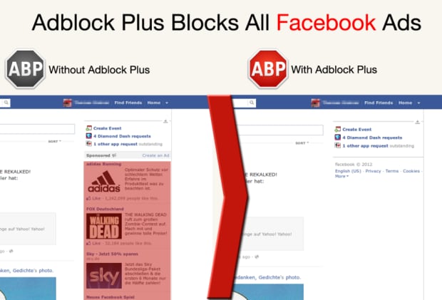 Adblock Plus Facebook ads