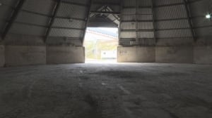 Gysum storage building