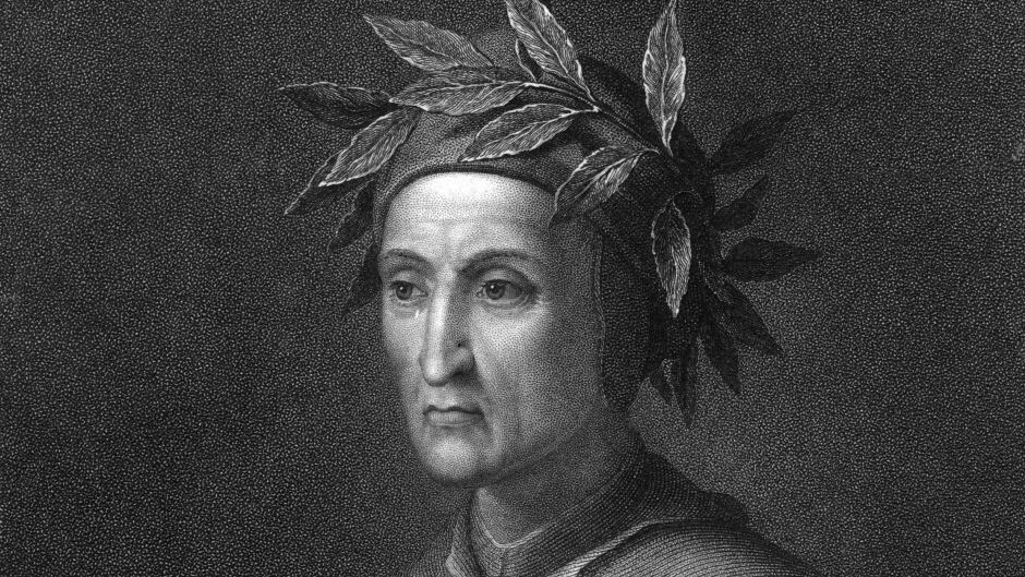 Dante Alighieri (1265 - 1321) the Italian poet, circa 1300.