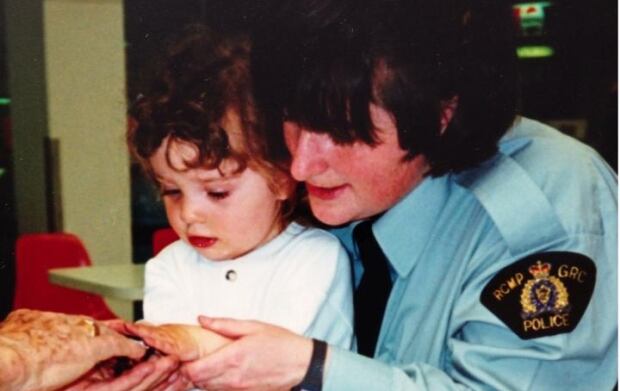 Janet Merlot and child