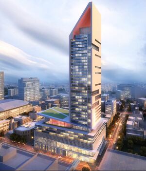 SkyCity Centre conceptual drawing