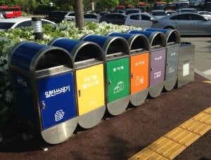 Highway service station stop in South Korea