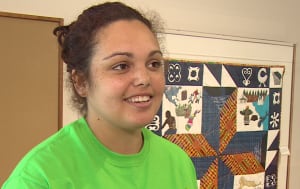 Kaitlyn Hill, tour guide