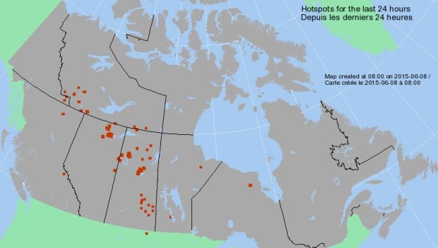 Natural Resources Canada hotspot map