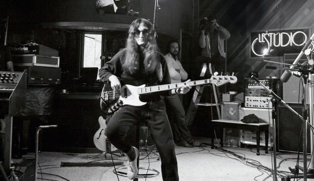Rush lead singer Geddy Lee