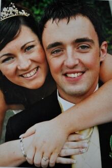 Const. Daniel Woodall and wife Claire